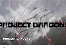 Tablet Screenshot of projectdragons.com